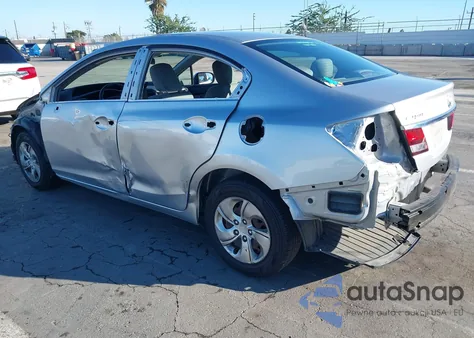 2015 Honda Civic Lx из США, поврежденный, VIN 19XFB2F56FE240723